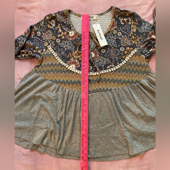 Boho Style LS top from Three Bird Nest - Size Small - NWT - Picture 9 of 16